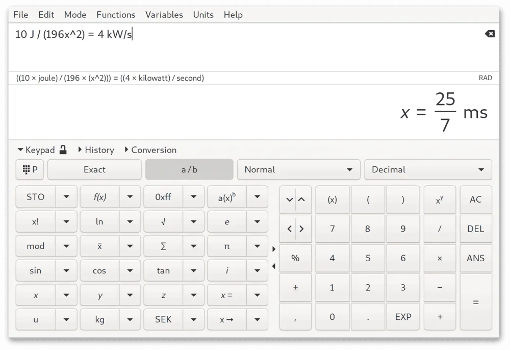 Qalculate! 多功能计算器 v5.2.0 官方便携版