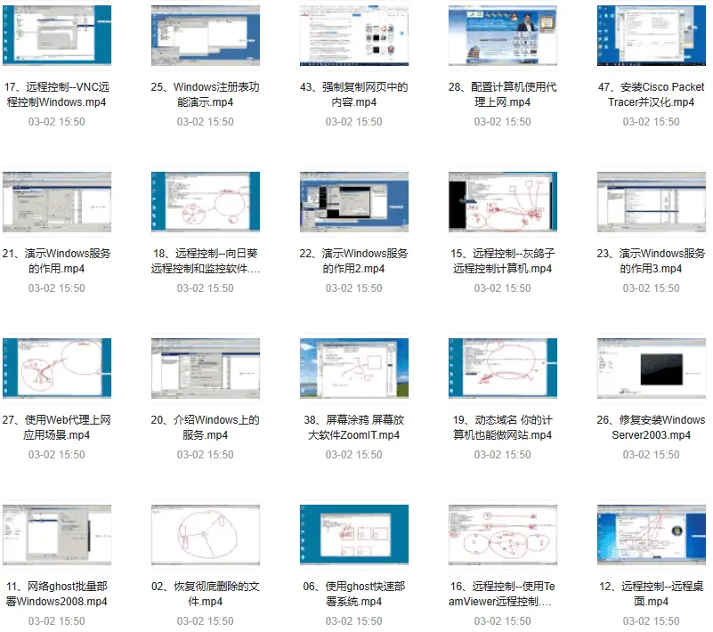 IT实用小技巧视频课程:U盘装系统、密码破解等49节内容