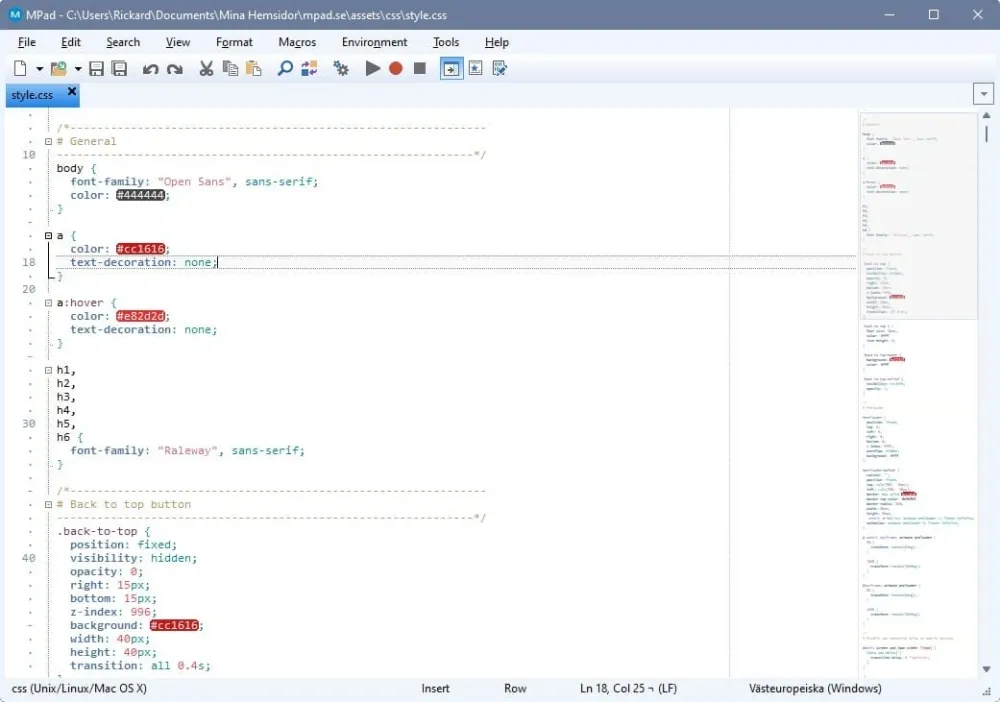 中文多语免费版高级代码编辑器MPad v1.36.1