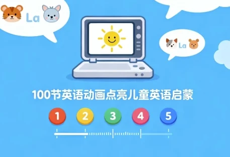 100节趣味英语动画,开启儿童英语启蒙之旅