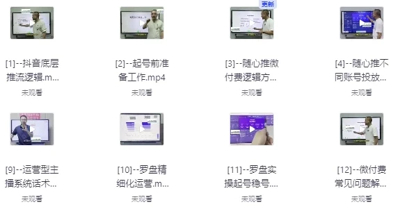 直播带货运营型主播系统化课程