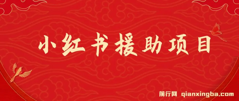 冷门赛道高收益：小红书援助项目实操指南