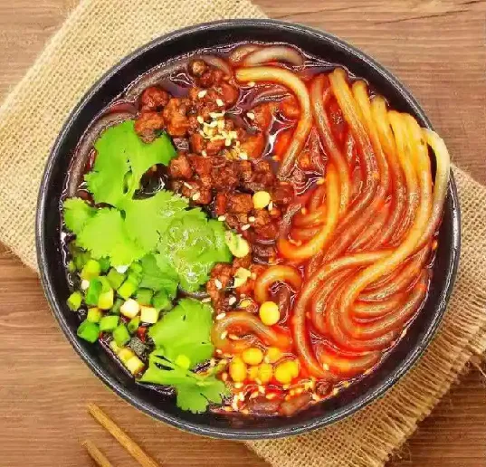 正宗重庆酸辣粉与酸辣面实体配方视频教程