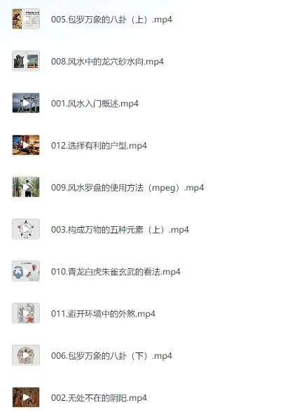 张赟慧极简风水入门课程(完结)