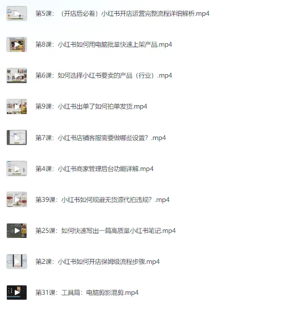 小红书开店卖货实战训练营：从入门到精通