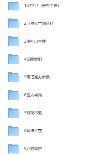 2025年高口碑推理小说推荐