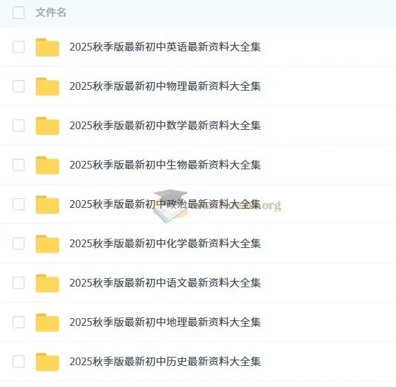 2026版初中7-9年级上册9科知识点总结