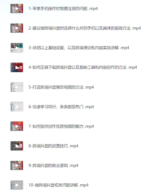 TikTok与独立站跨境电商0基础入门精通课程