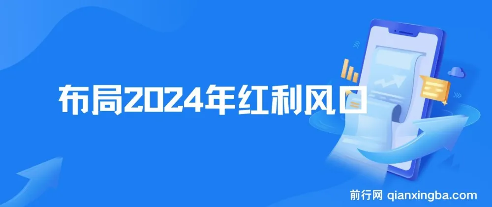 2024红利风口项目，普通人也能逆风翻盘