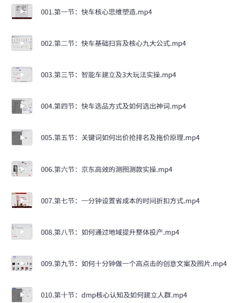 京东快车推广运营宝典