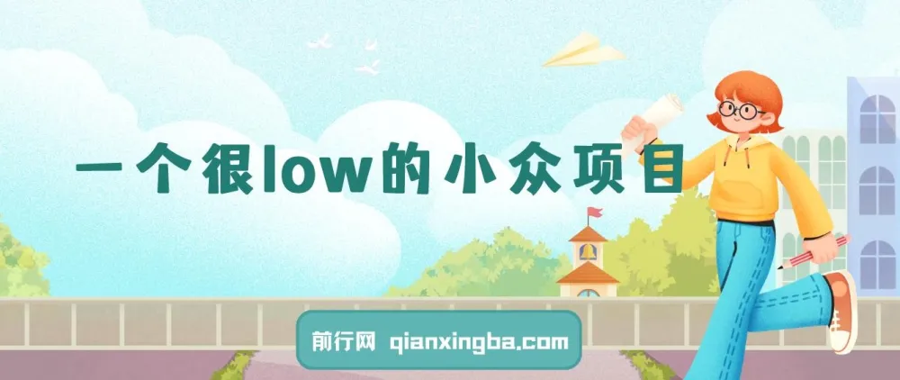 小众高利润副业项目，操作得当月入过万