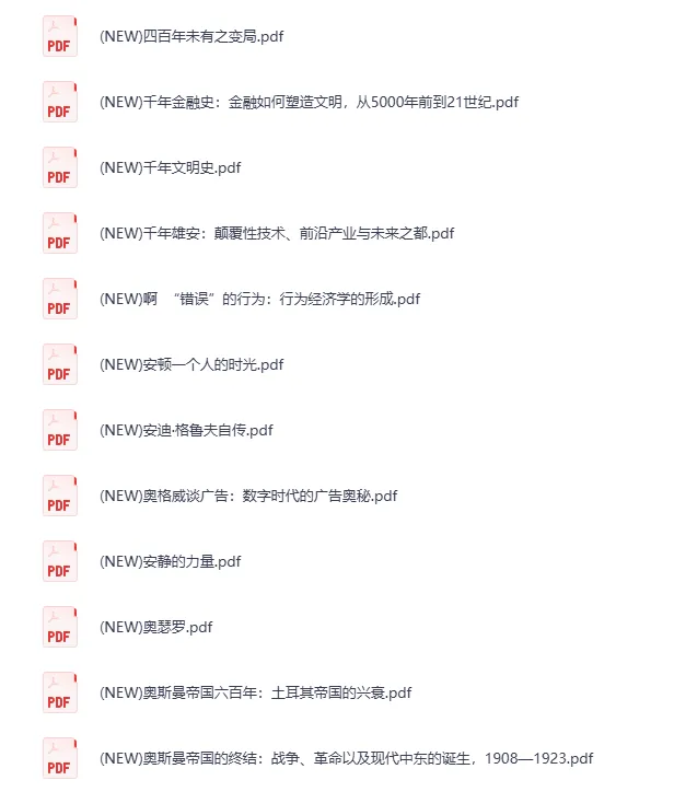 中信图书出版社书籍合集