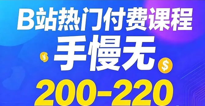 B站热门付费课程200 - 220合集