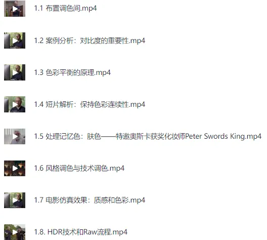 新片场调色大师课：8大模块掌握调色技巧