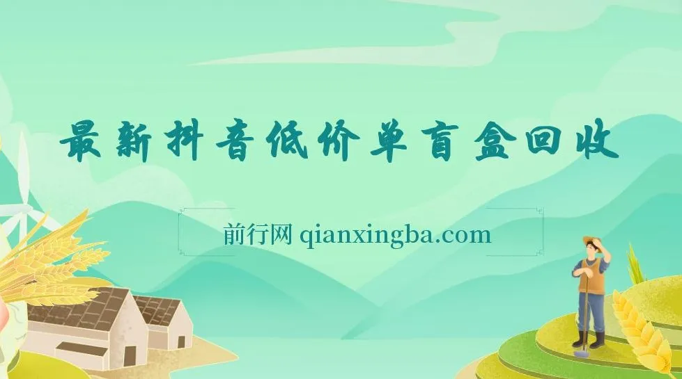 抖音低价单盲盒回收项目：高发货率与稳定收益