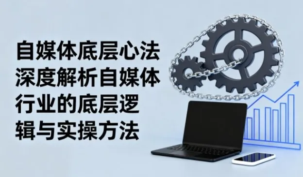 《自媒体底层心法》：解析行业逻辑与实操方法