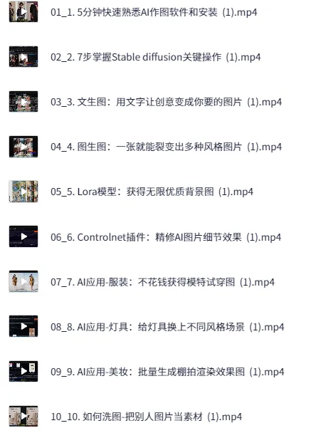 AI快速换100个场景作图提效课