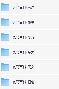 《斑马百科》六科自然科普少儿动画合集