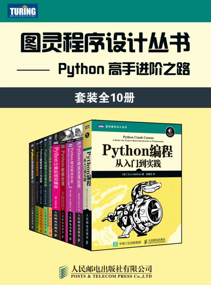 《图灵程序设计丛书：Python高手进阶之路》全10册