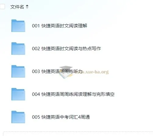 快捷英语初中英语学习资料合集