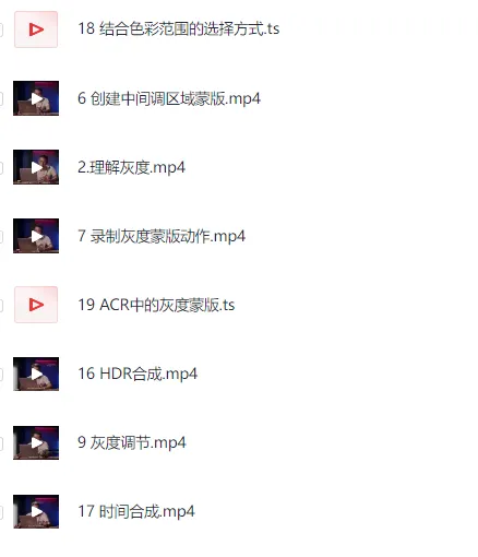 摄影后期“灰度蒙版”技法课