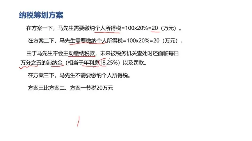 40个税务筹划实战案例精讲课程