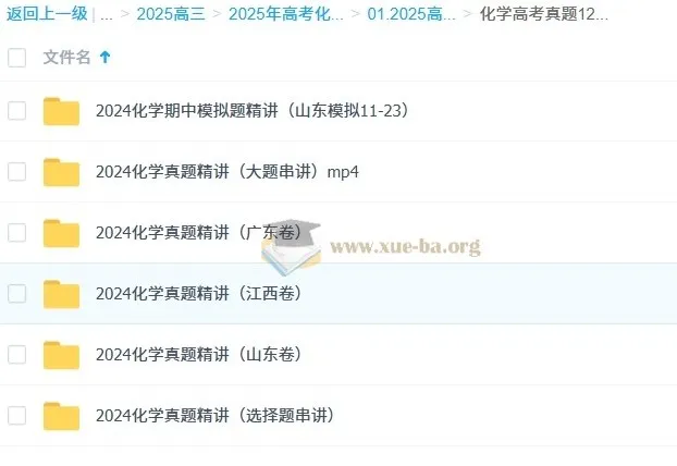 政哥李政高中化学2025高三高考真题12小时精讲班