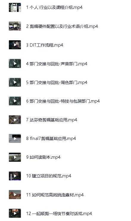 莱尼日记影视剪辑全流程入门与短剧实战课