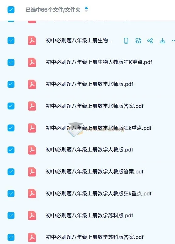 2024版初中必刷题