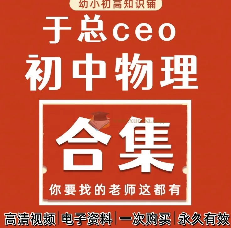 于总CEO初中物理全套视频课