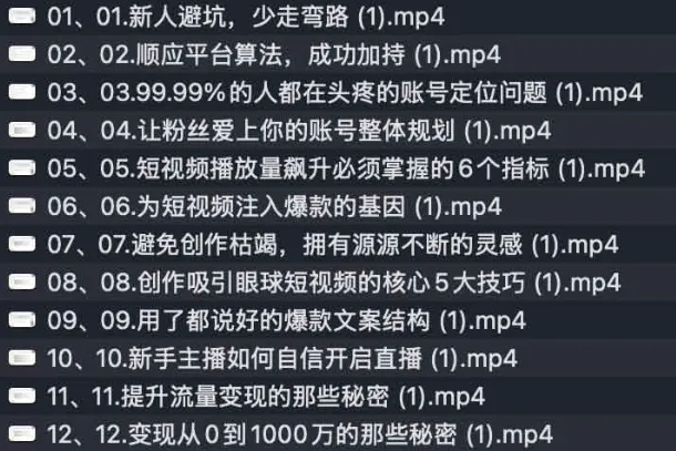 从0到1短视频创作变现必修课：掌握时代技能，实现收入增长