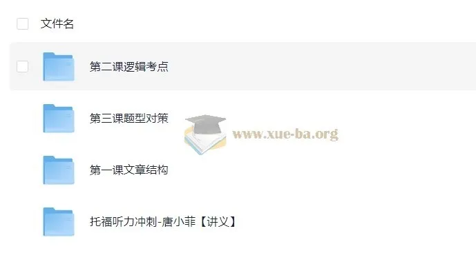 唐小菲托福听力冲刺课程