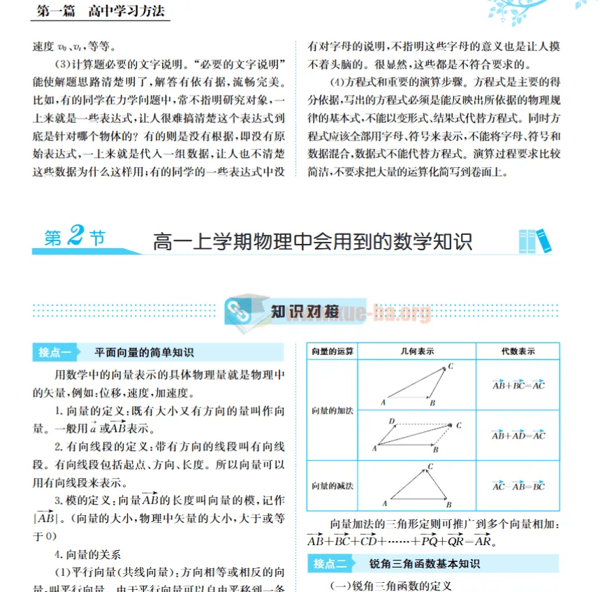 《初升高物理完美衔接用书》：助力高一物理学习的衔接宝典
