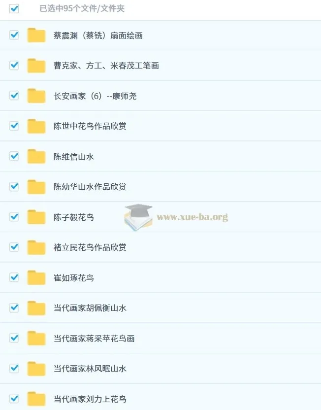 100 余位名家从古至今中国画赏析合集