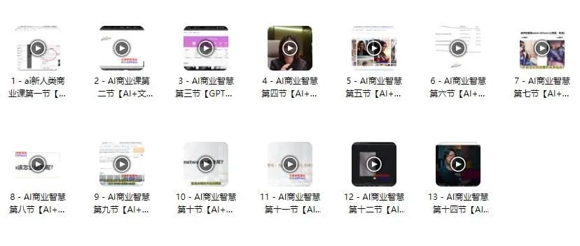 AI商业智慧：涵盖文案、PPT、图像与视频应用