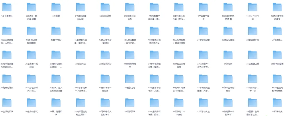 《100本哲学书单全收录》