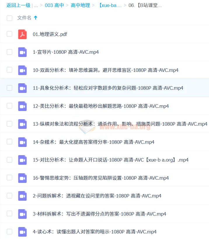 苏苇如高中地理万能解题方法课