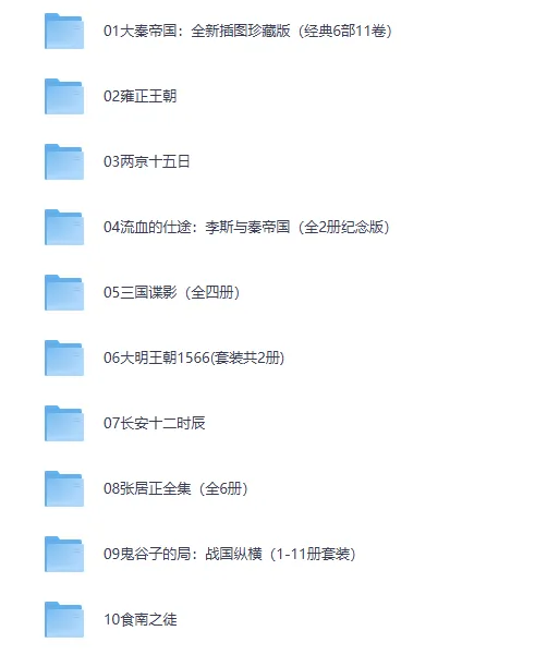 《十部历史权谋经典书单推荐合集》（看透人性与权力博弈的必读佳作）