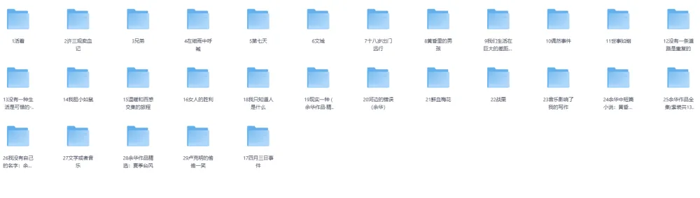 《余华作品全收录书单》（2025年12月更新）