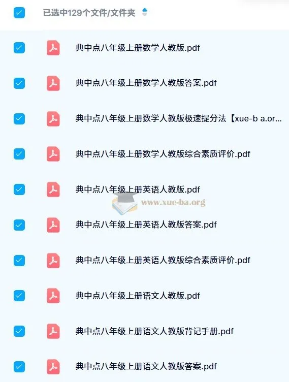 初中典中点学习资料