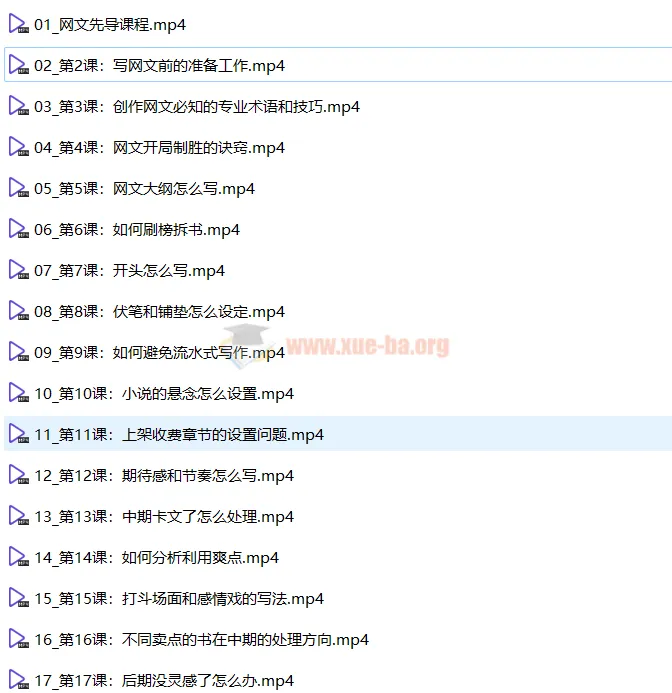 网文写作全解课程：从开篇到签约，助你快速入门