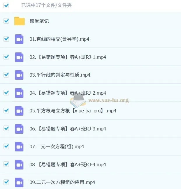 2024 - 2025初一数学赵岩A+全季课程