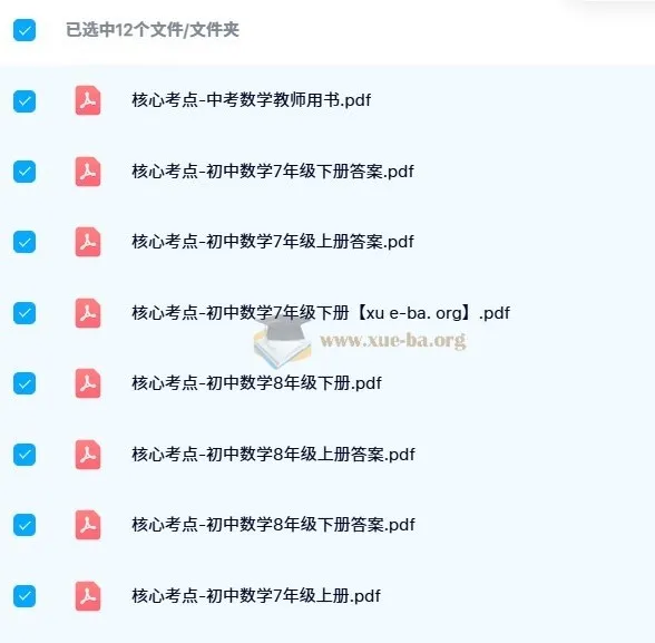 核心考点-初中数学