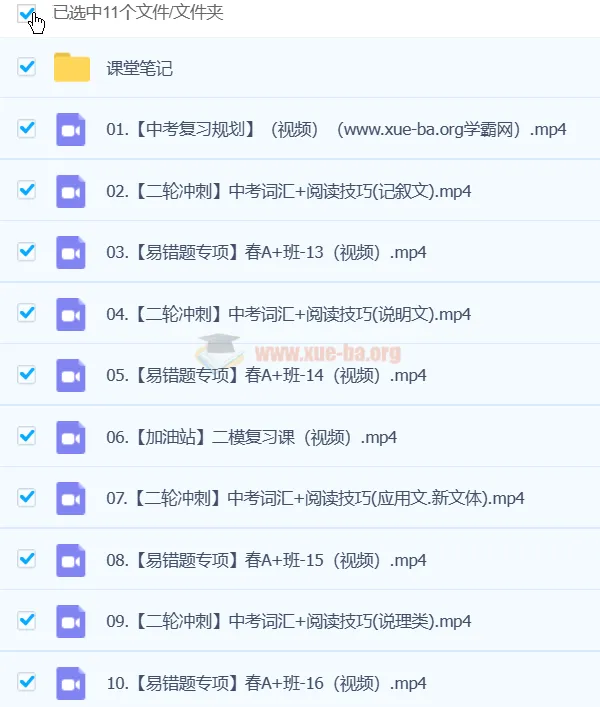 龙天宇初三中考英语A+春季班（下）