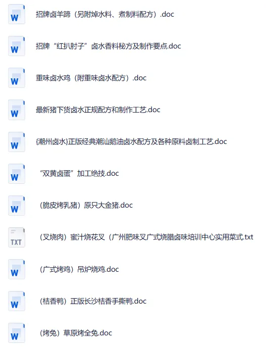 《卤味大全》：全国热门卤味小吃核心技术与精准配方解析