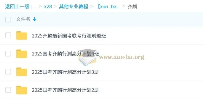 2025年齐麟公务员考试行测高分计划课程
