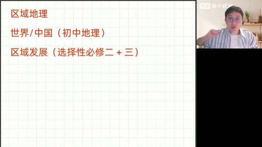 2025高考地理冲刺班：周欣带你自然人文区域全突破