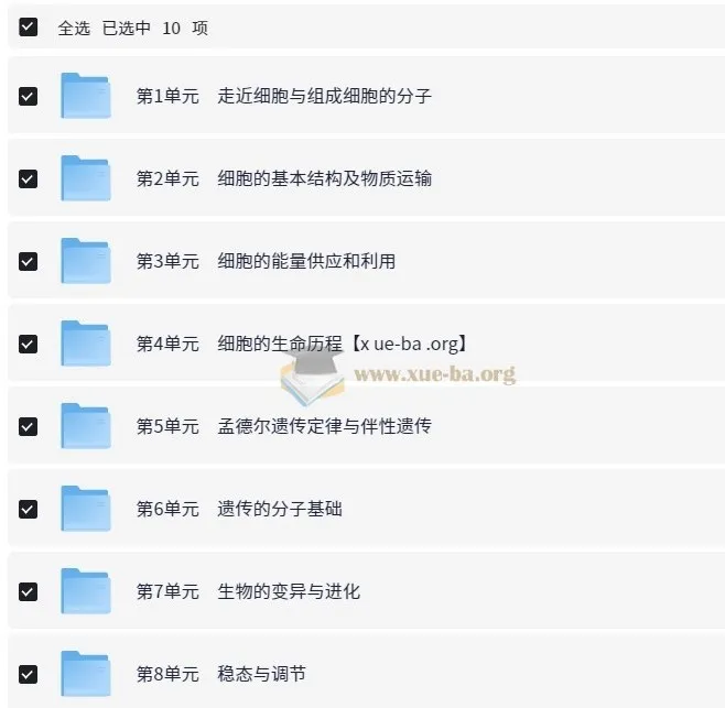 2026高考生物优化设计一轮复习资料