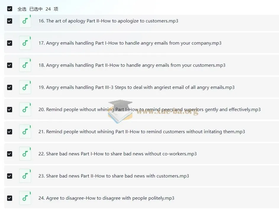 Wise Email Writing商务英语邮件写作系列课程