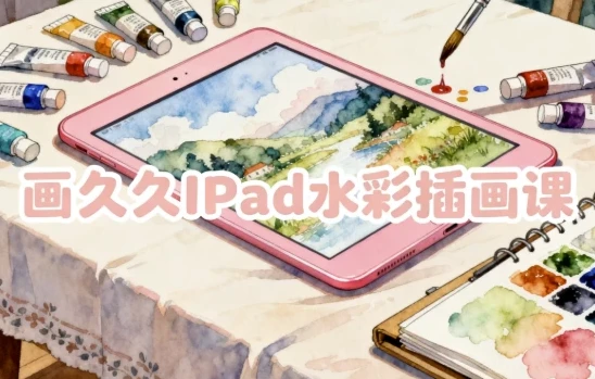 画久久iPad水彩插画课